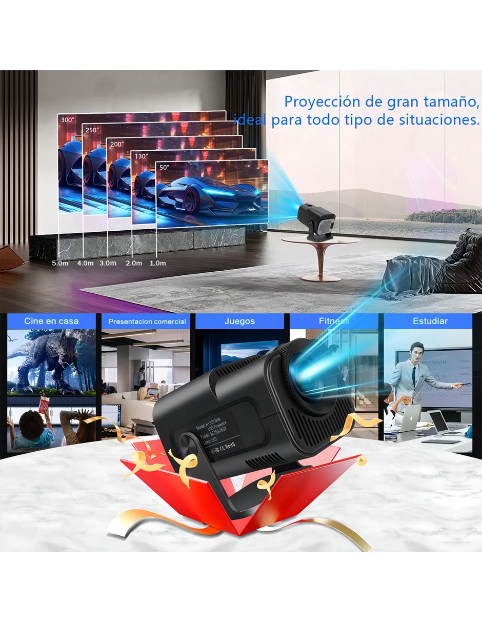 Proyector Petukita Box HY320 Pro
