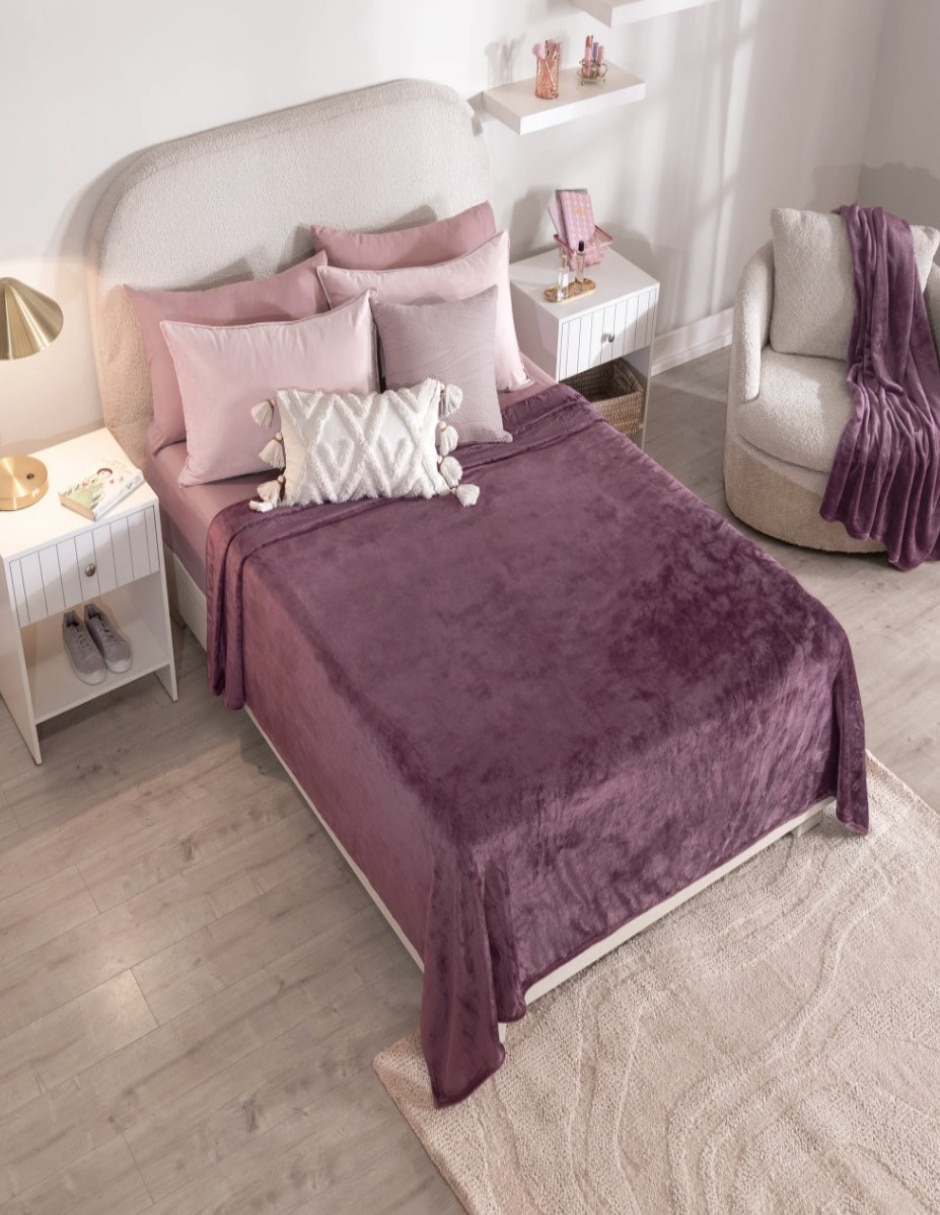 Cobertor estampado liso 4