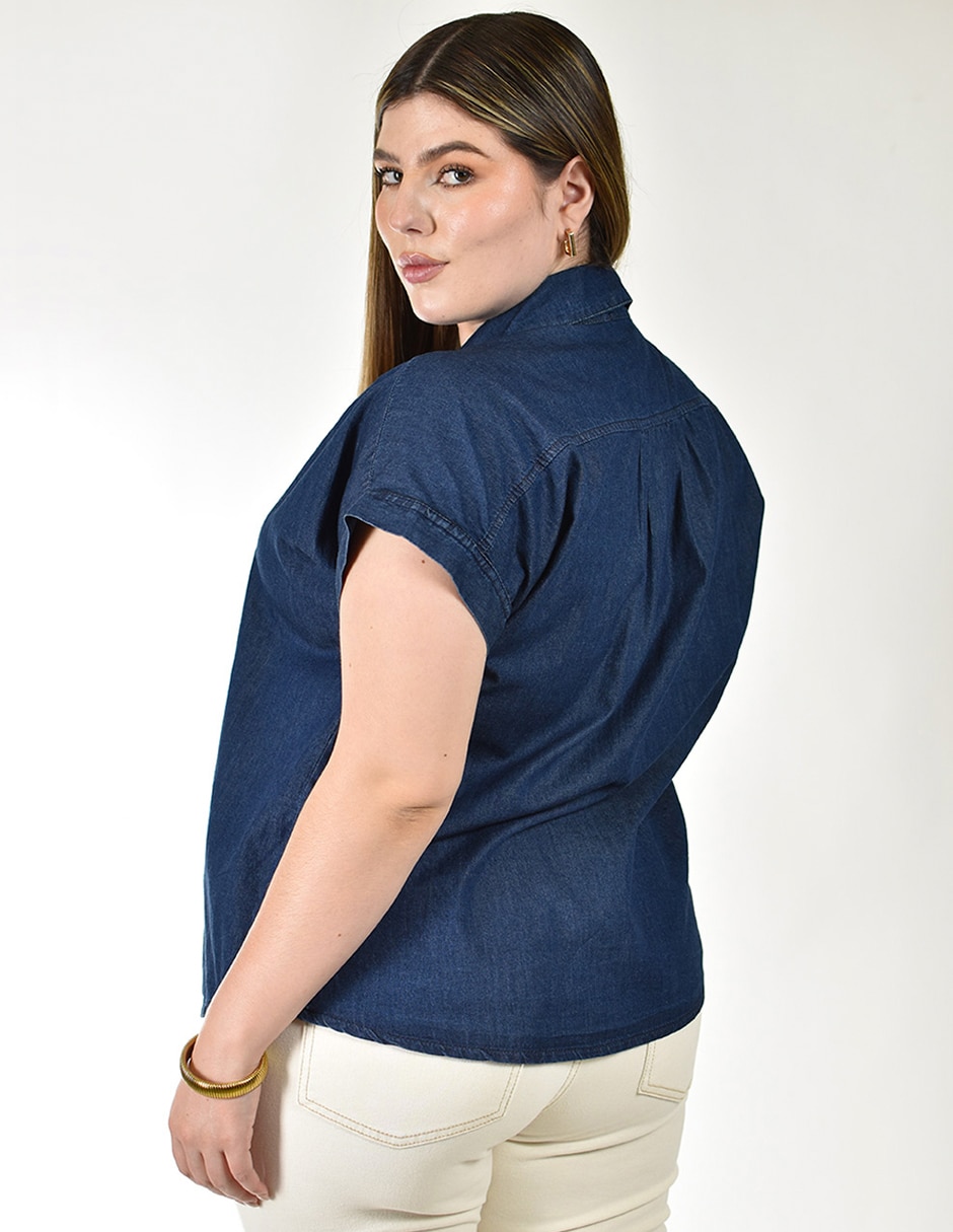 Blusa manga corta para mujer 6