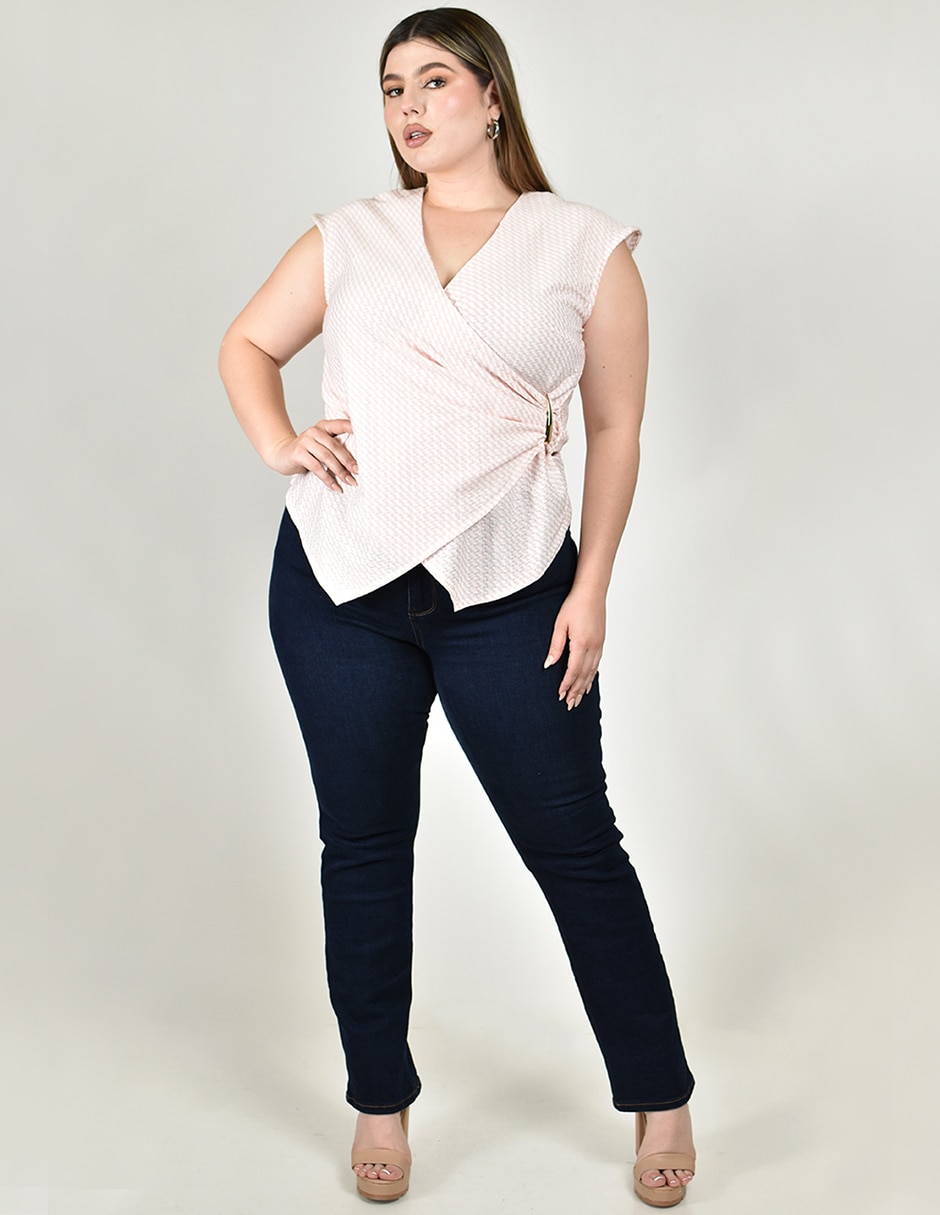 Blusa manga corta para mujer 4