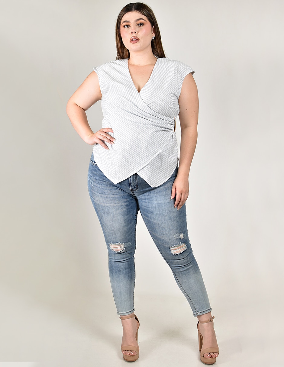 Blusa manga corta para mujer 2