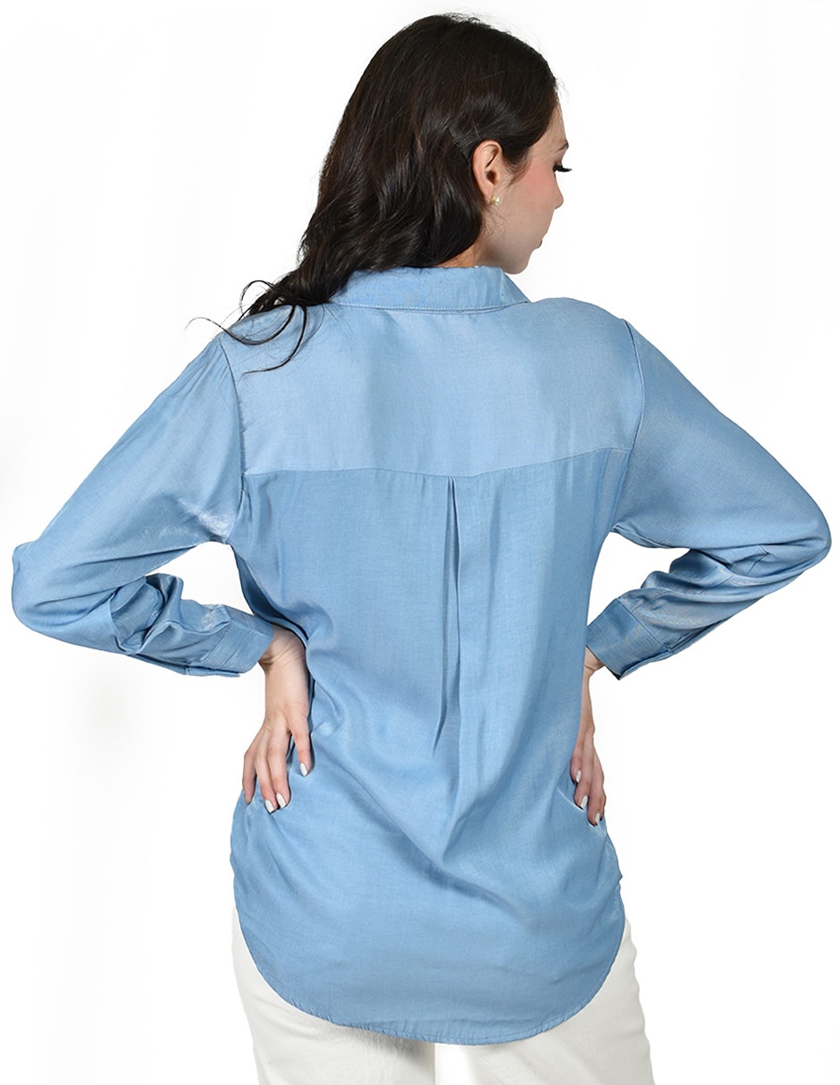 Blusa manga larga para mujer 4