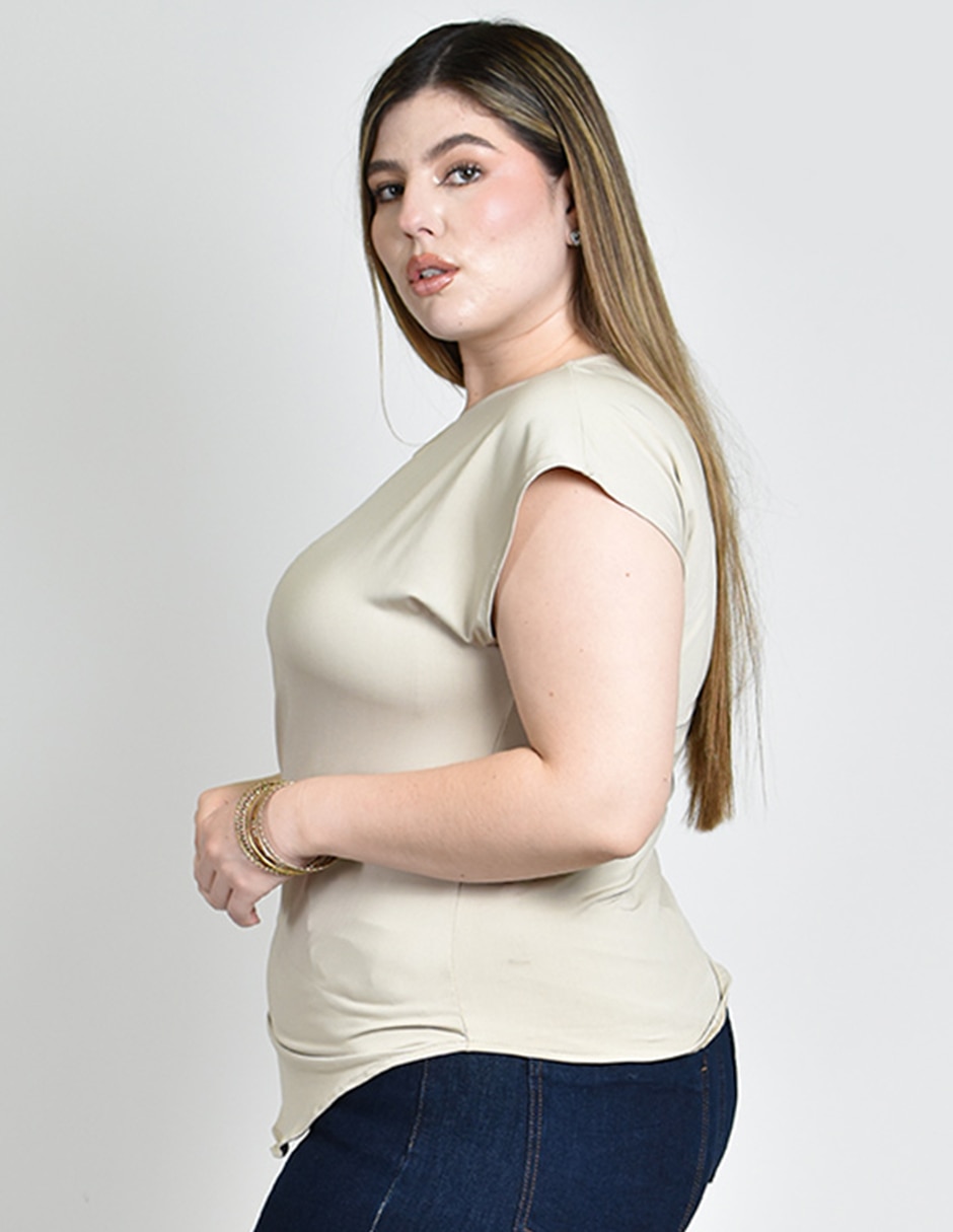 Blusa manga corta para mujer 2