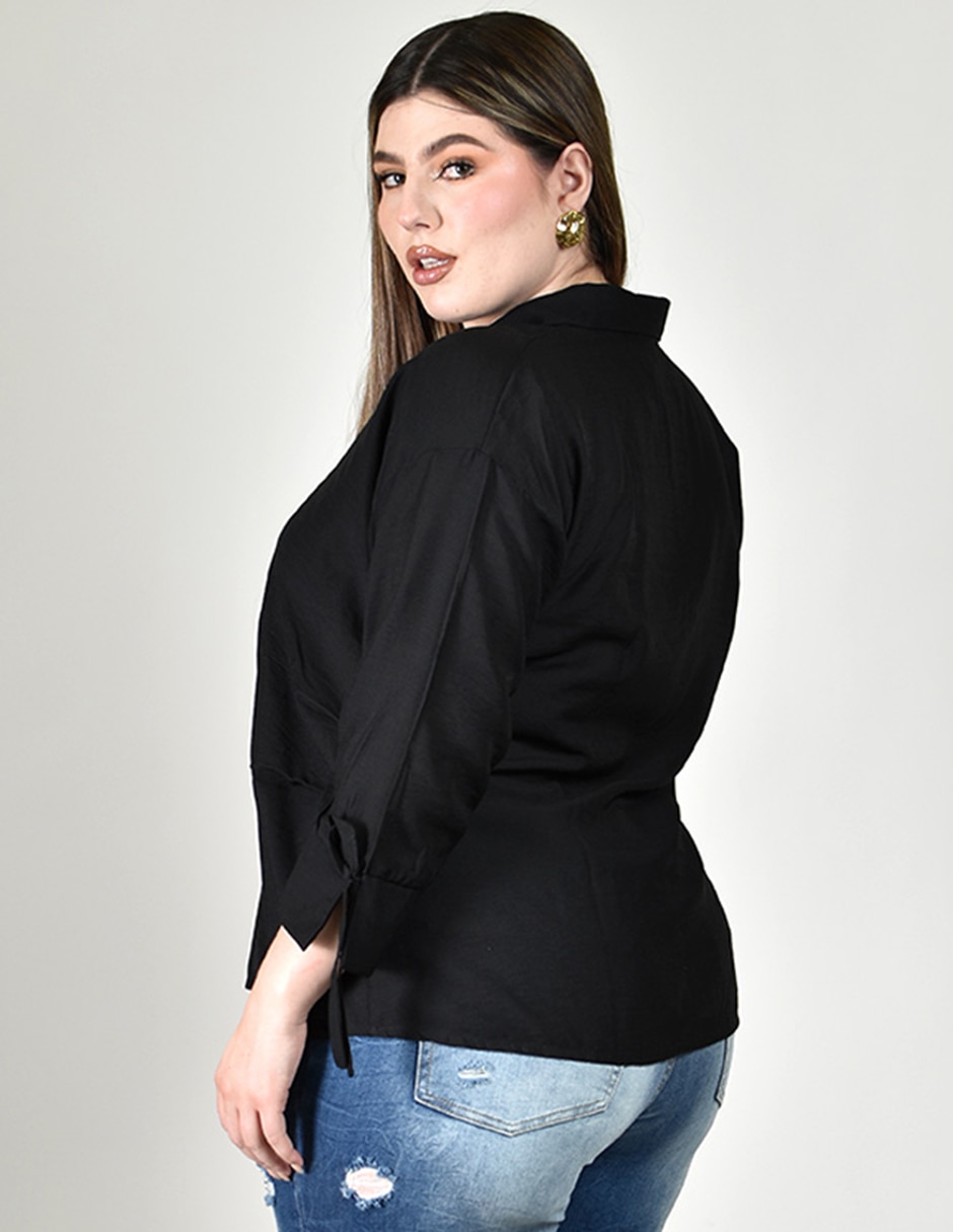 Blusa manga 3/4 para mujer 6