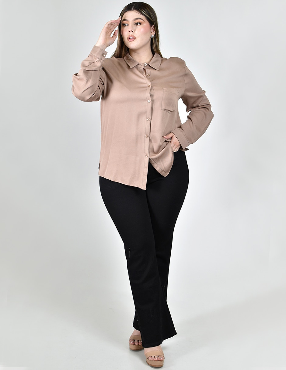 Blusa manga larga para mujer 3