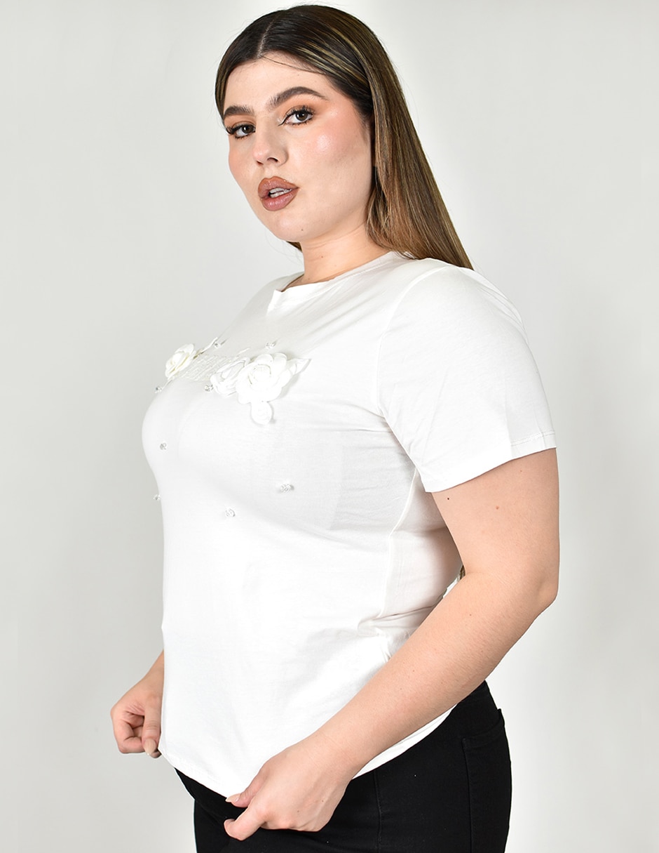 Blusa manga corta para mujer 2