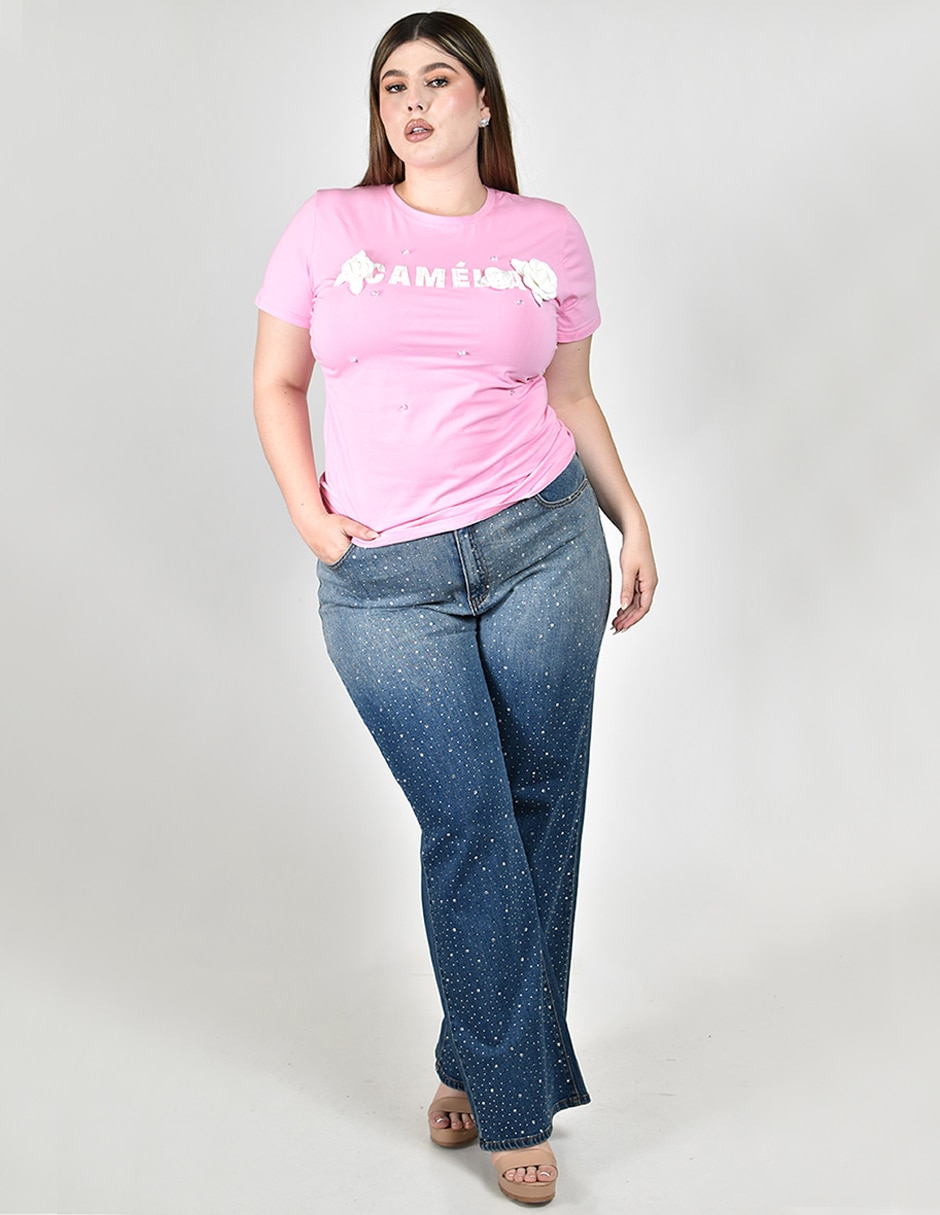 Blusa manga corta para mujer 4