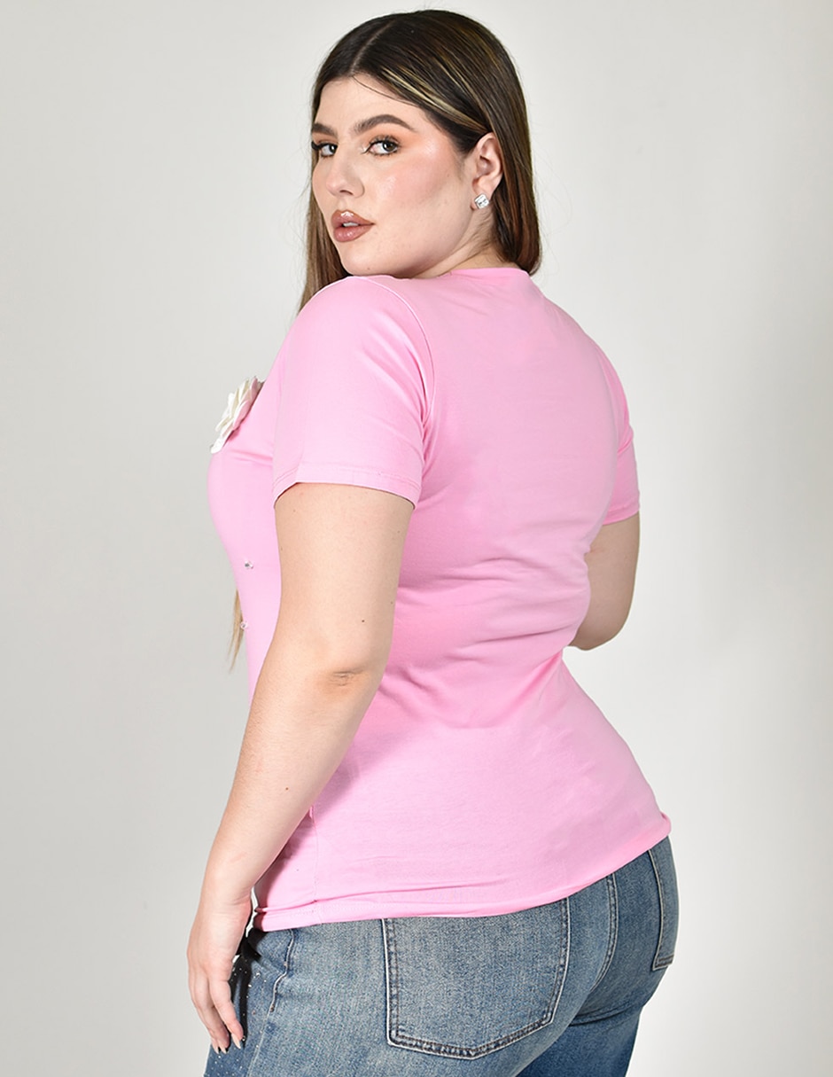 Blusa manga corta para mujer 2
