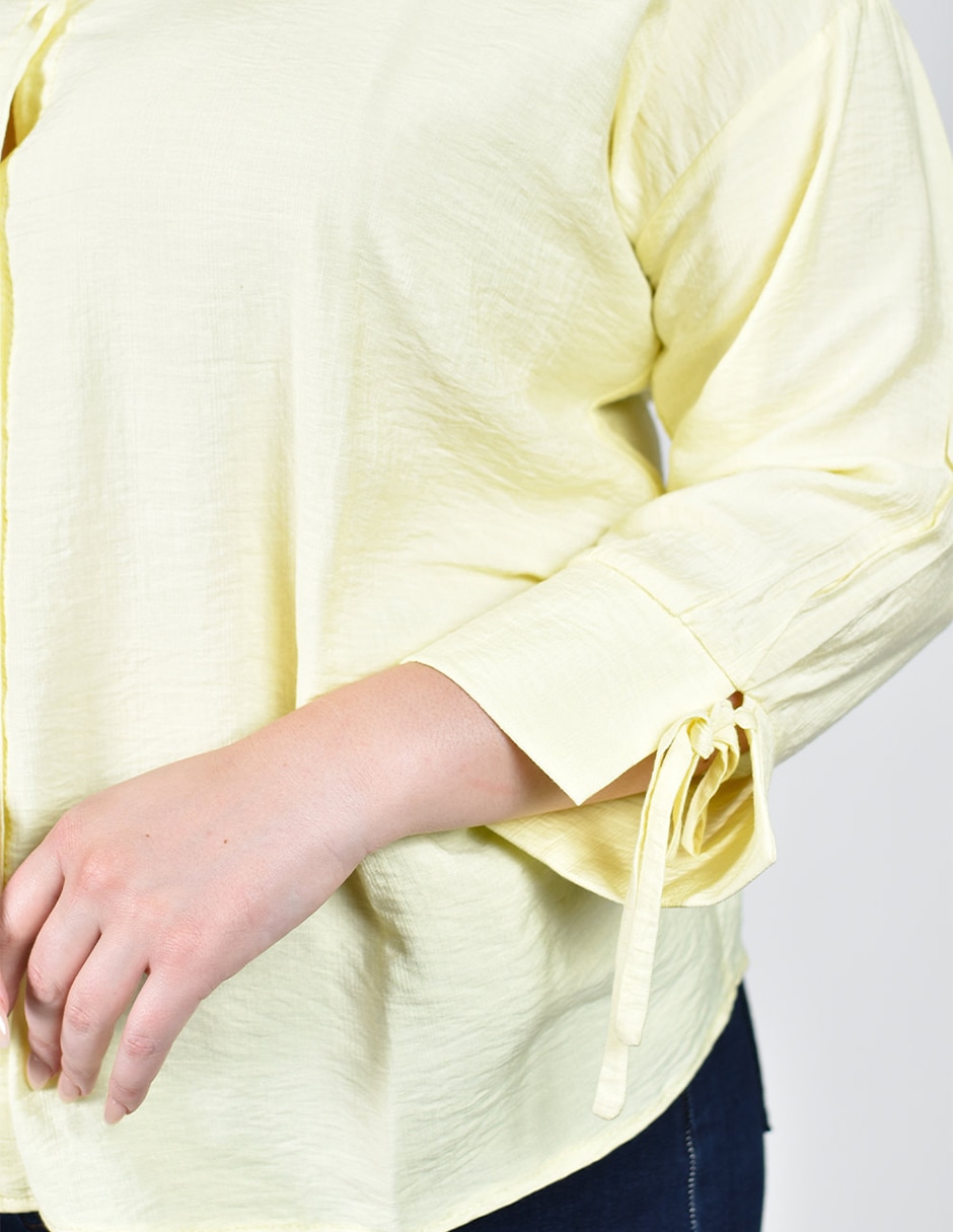 Blusa Roman Fashion manga 3/4 para mujer