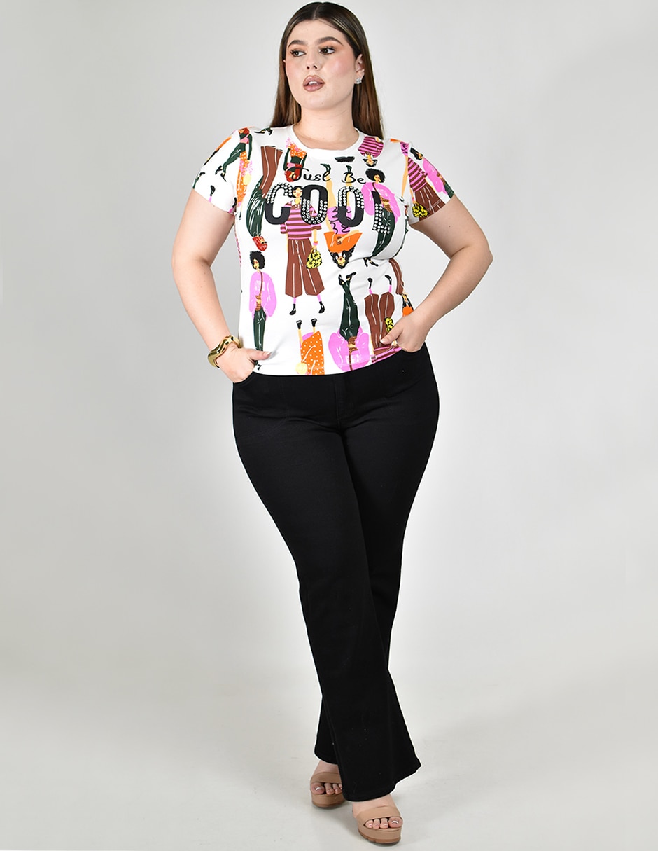 Blusa manga corta para mujer 5
