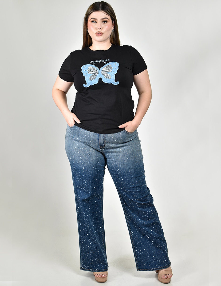 Blusa manga corta para mujer 4