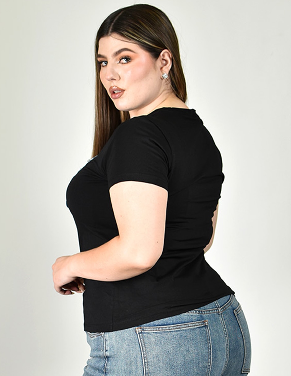 Blusa manga corta para mujer 5