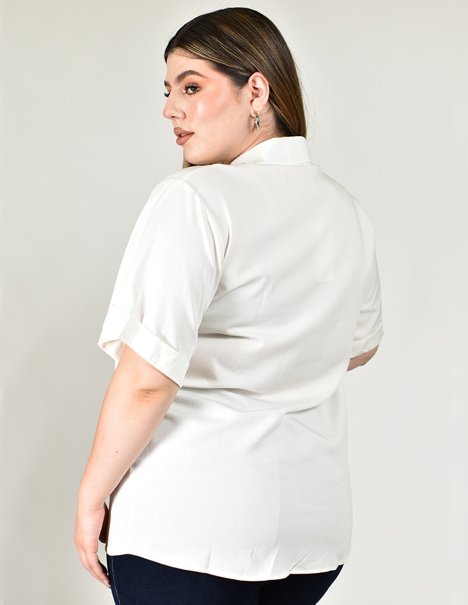 Blusa manga corta para mujer 3