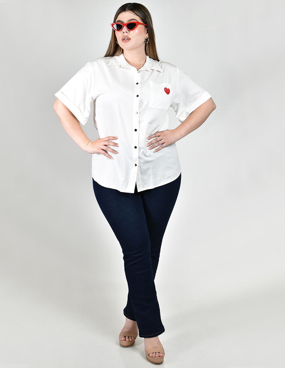 Blusa manga corta para mujer 6