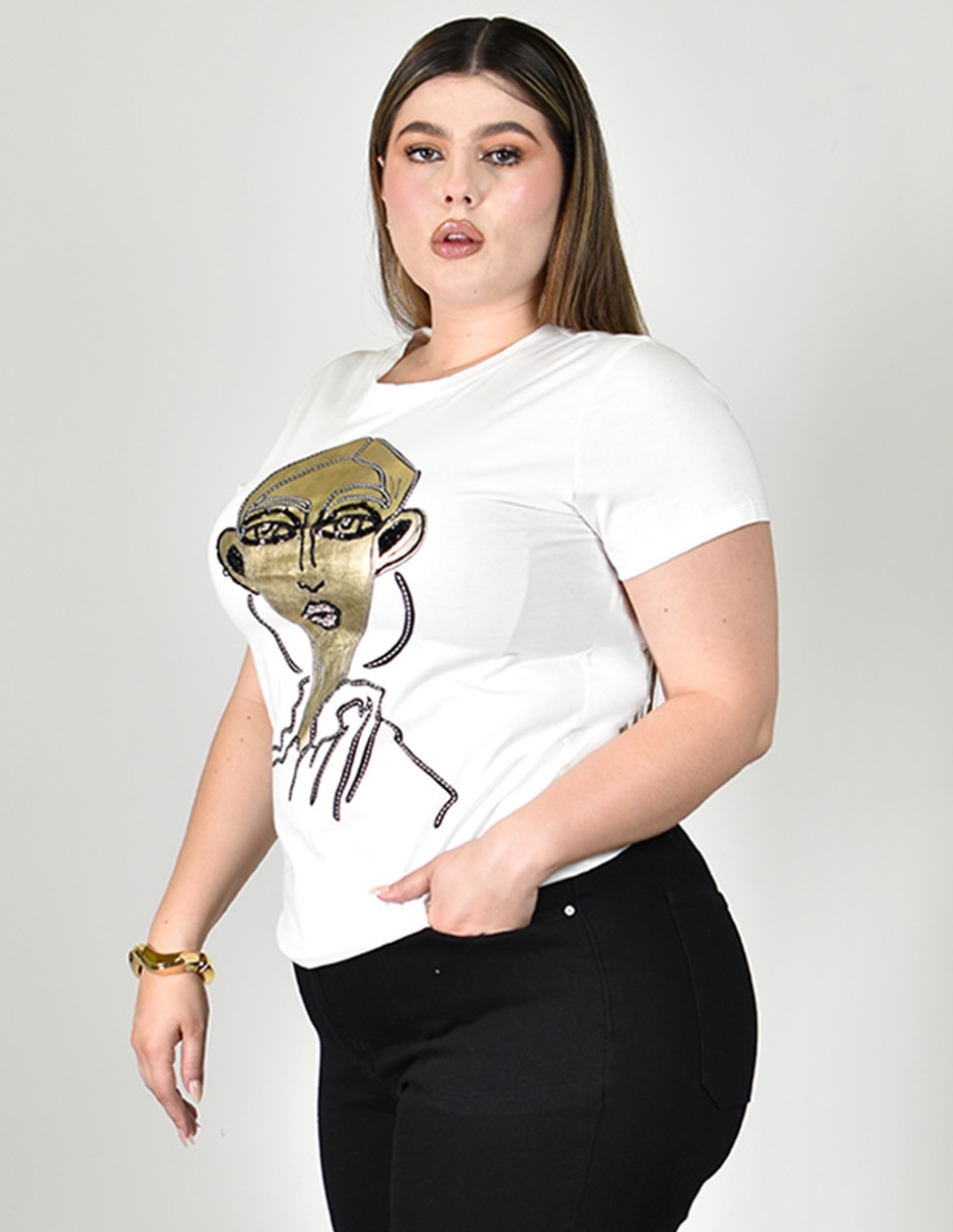 Blusa manga corta para mujer 2