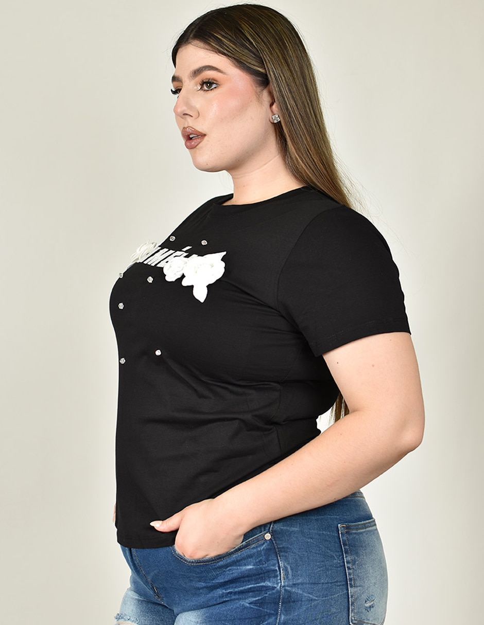 Blusa manga corta para mujer 2