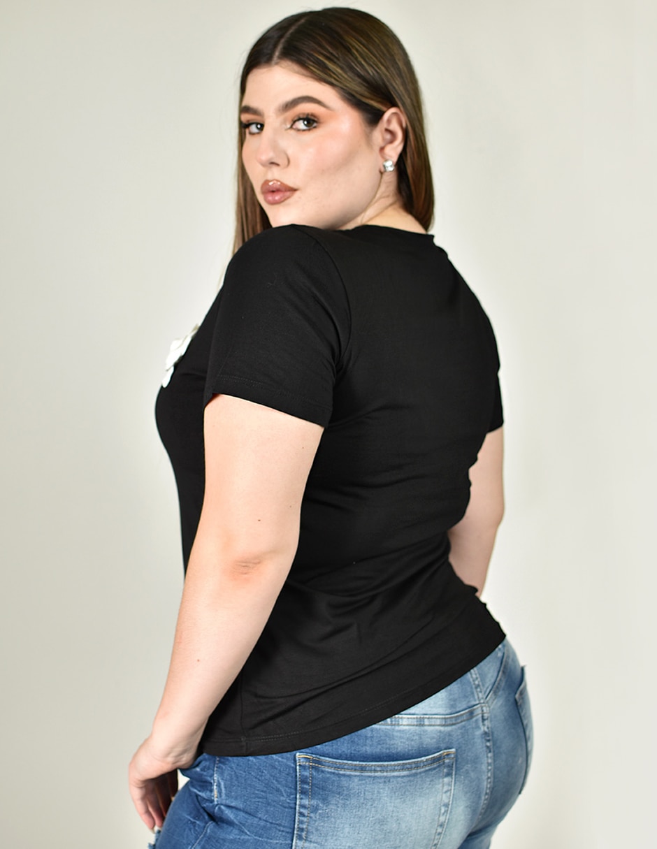 Blusa manga corta para mujer 5