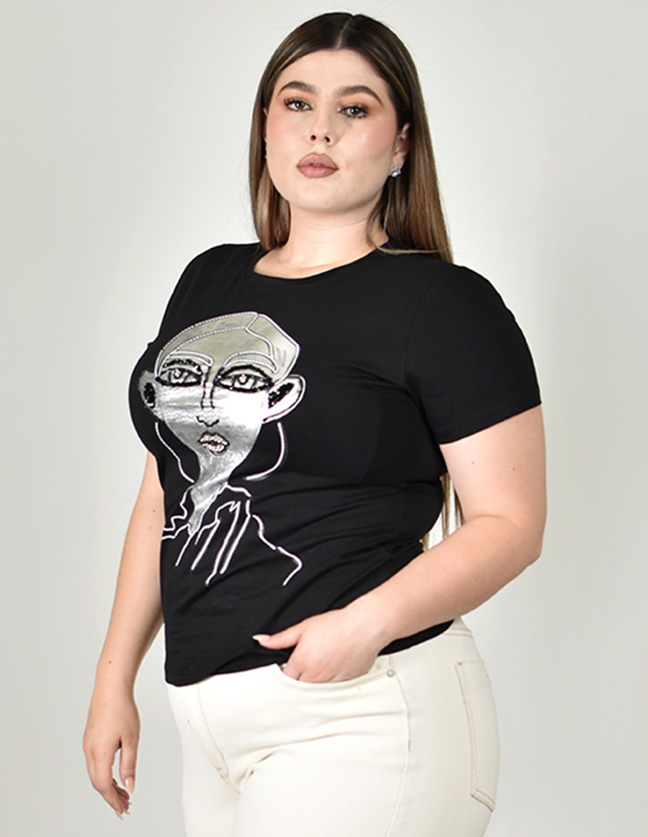 Blusa manga corta para mujer 2