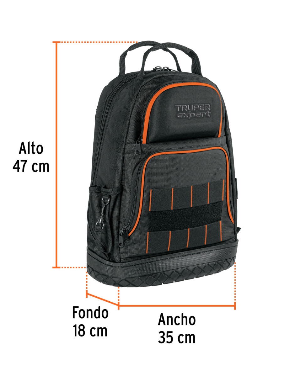 Mochila de herramientas truper 30 compartimentos