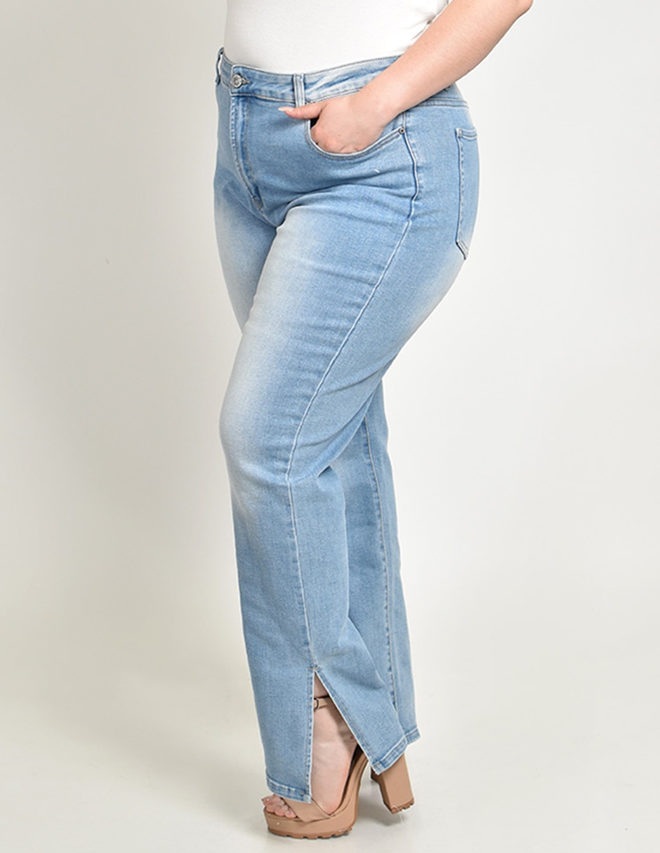 Jeans straight para mujer 2