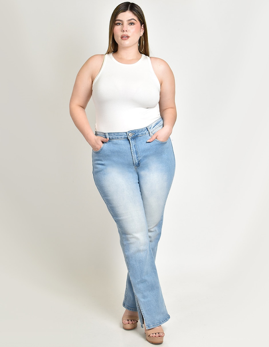 Jeans straight para mujer 3