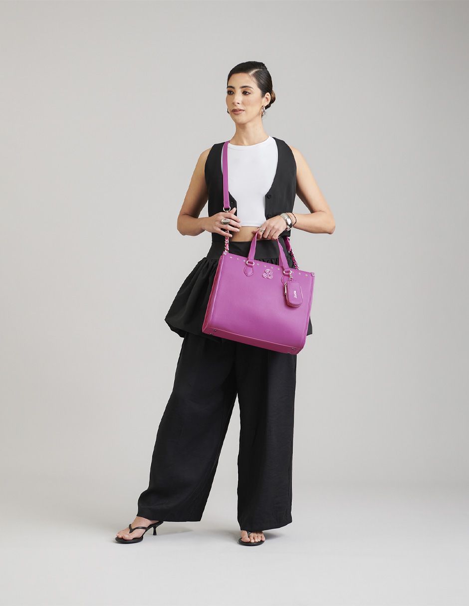 Bolsa satchel barbie x gorett barbie mujer
