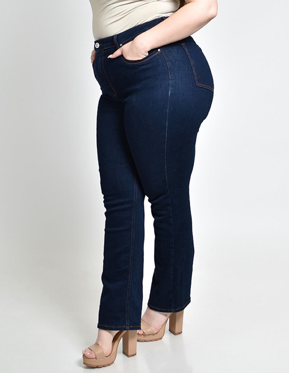 Jeans straight para mujer 2