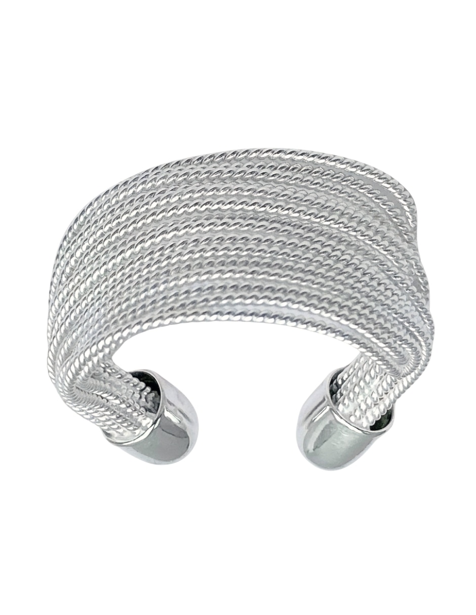 De semicircular aretize brillo p 925 de plata mate