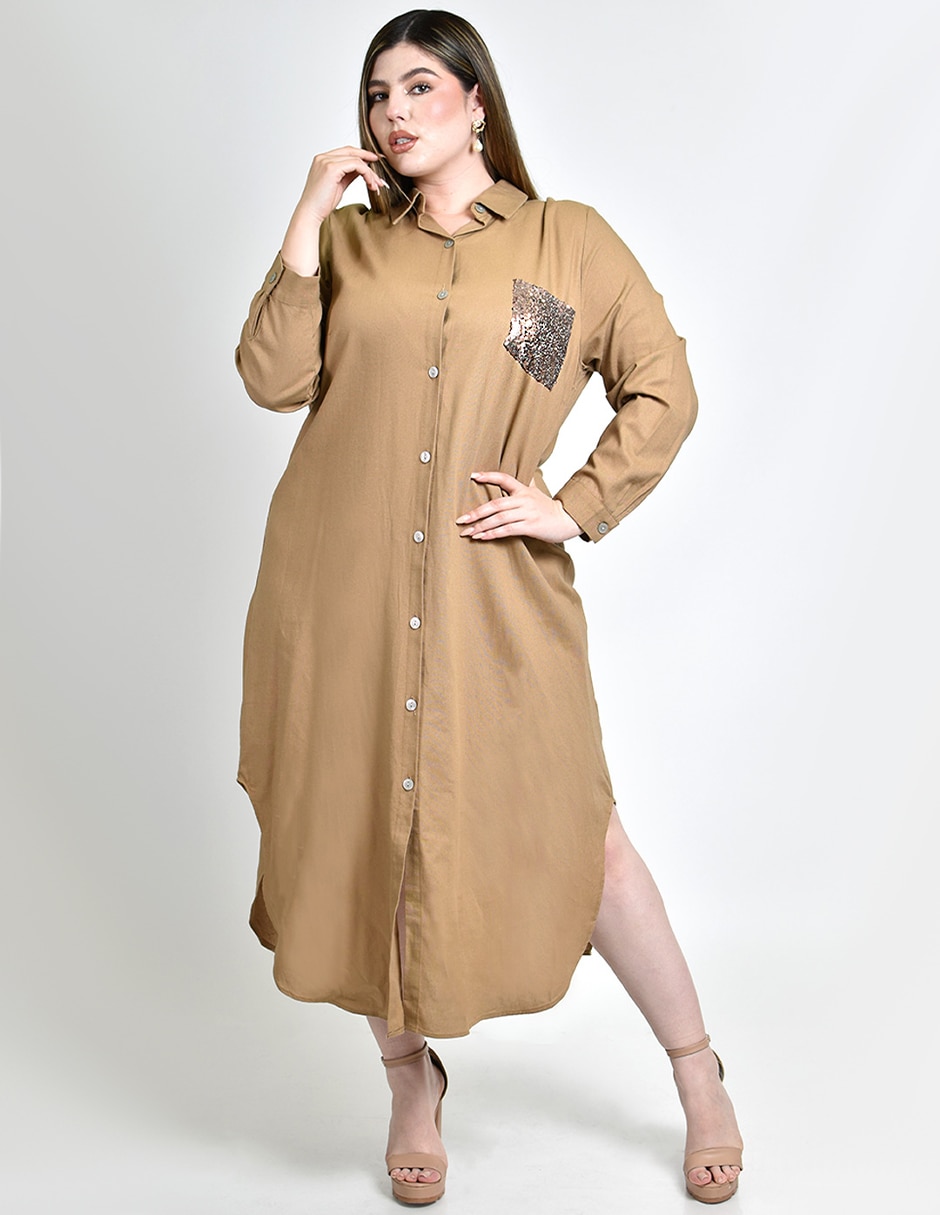 Vestido midi casual para mujer 4