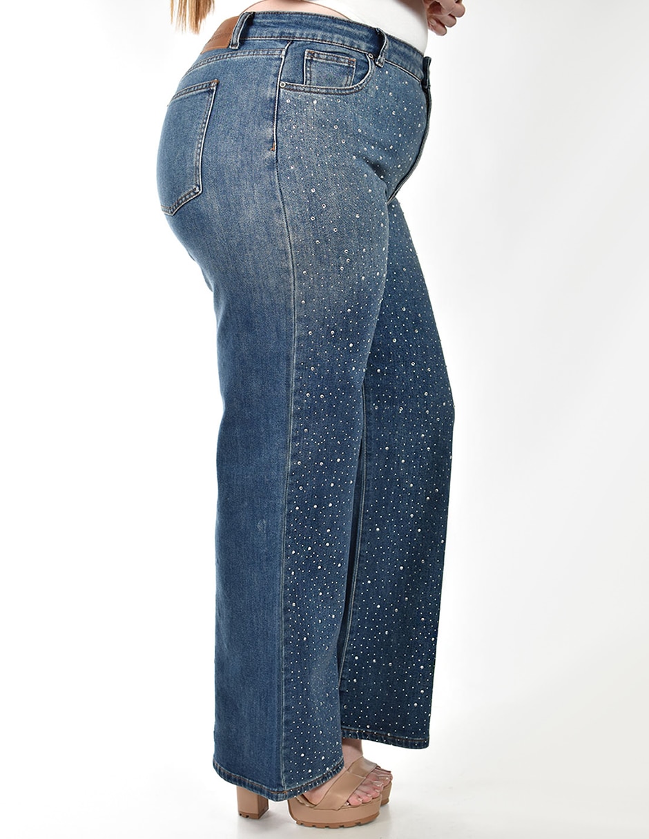 Jeans wide leg Roman Fashion para mujer