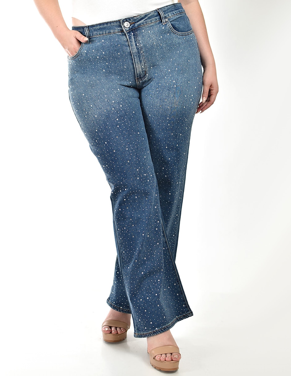Jeans wide leg Roman Fashion para mujer