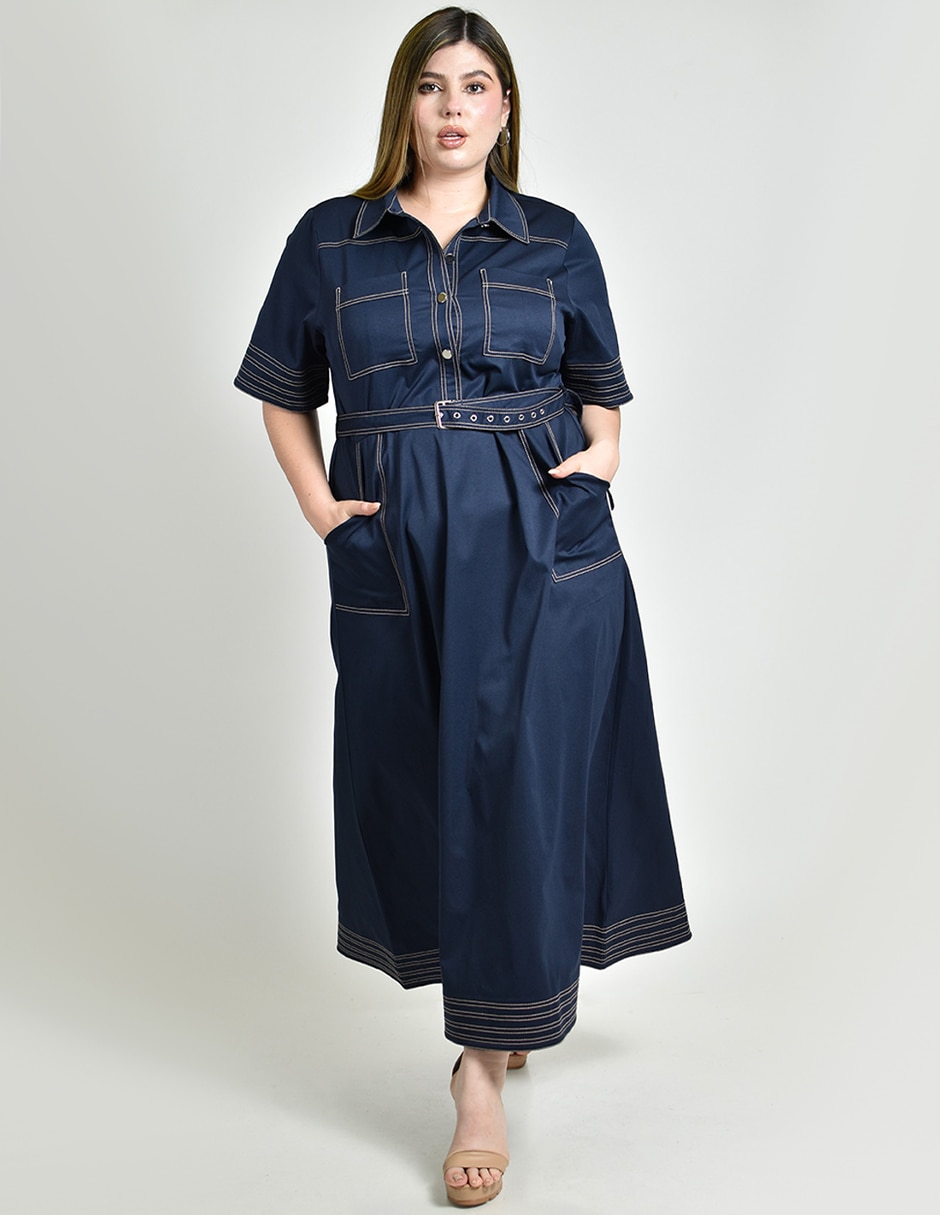 Vestido largo casual para mujer 4