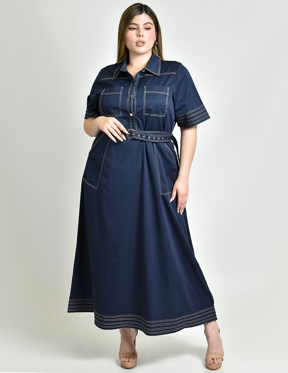 Vestido largo casual para mujer