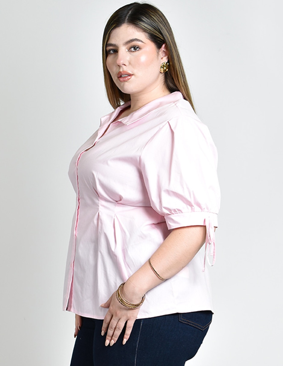 Blusa manga al codo para mujer 2