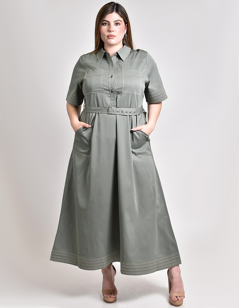 Vestido largo casual para mujer 4