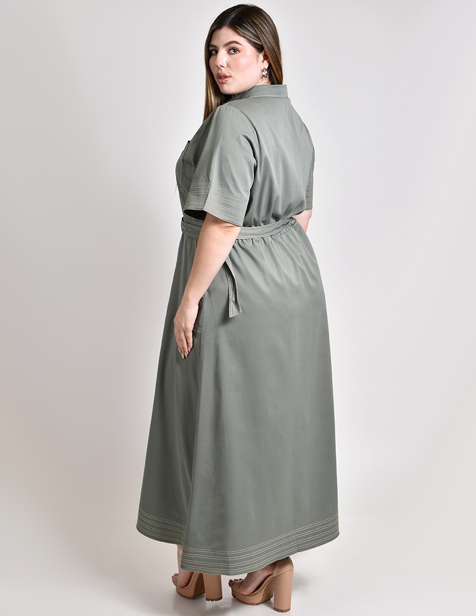 Vestido largo casual para mujer 5