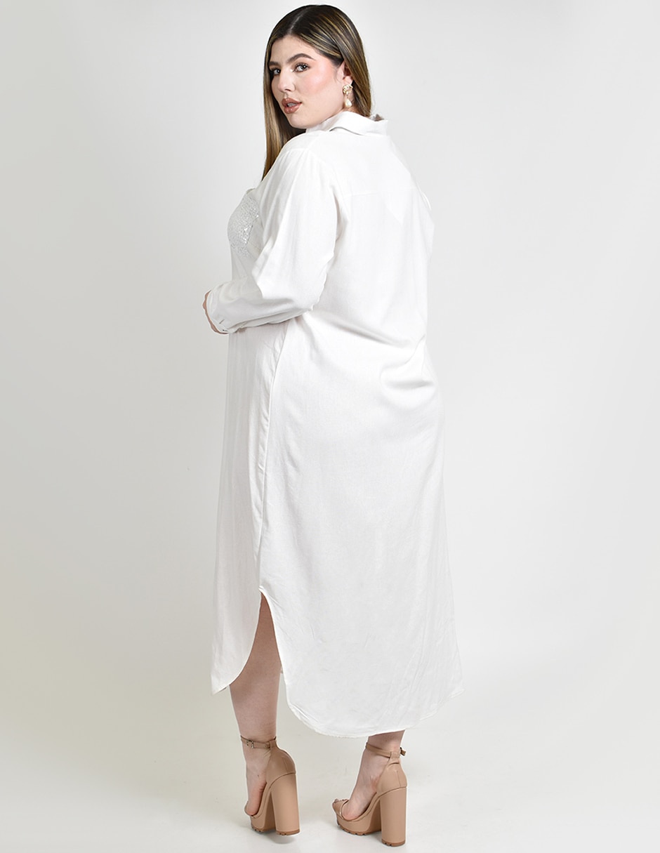 Vestido midi casual Roman Fashion para mujer