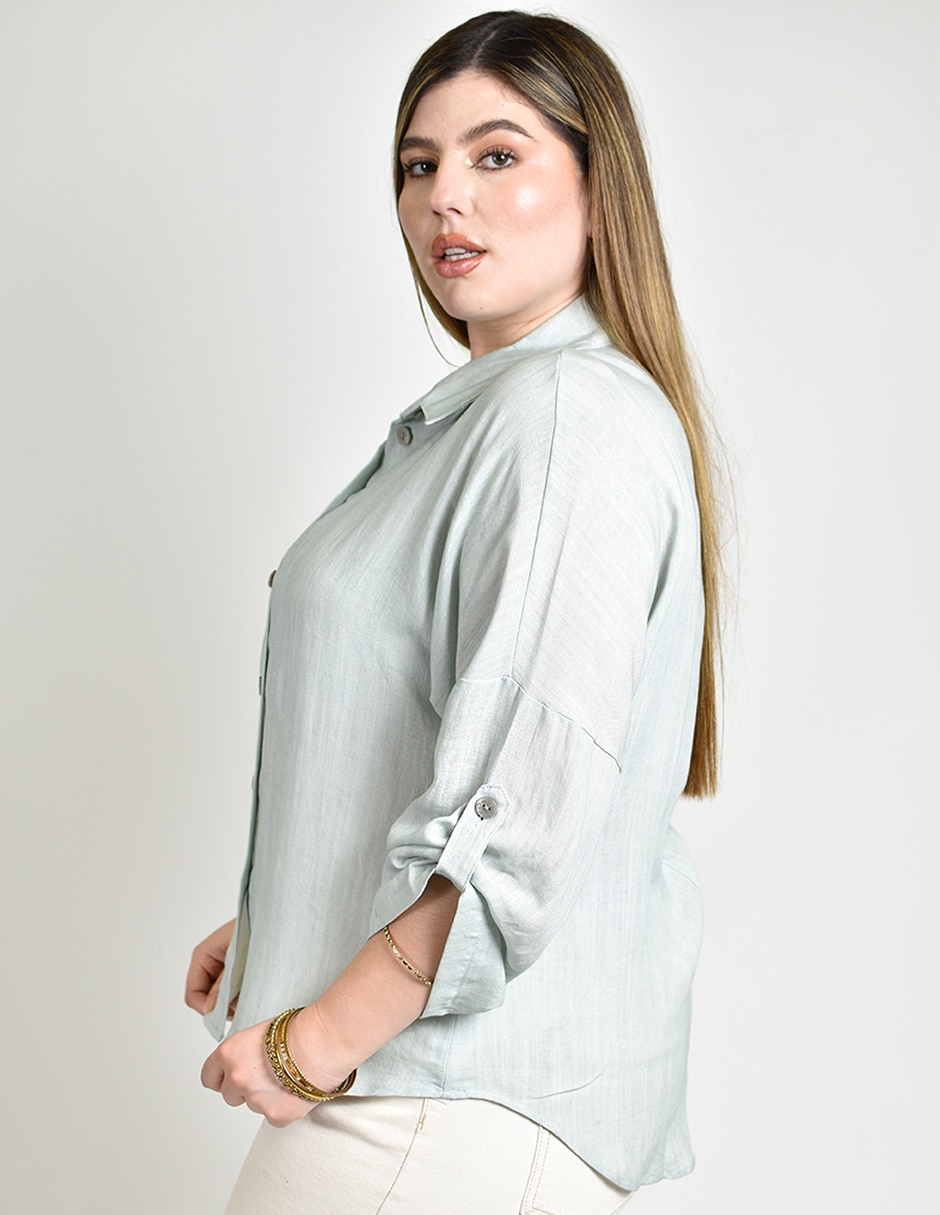 Blusa manga larga para mujer 3