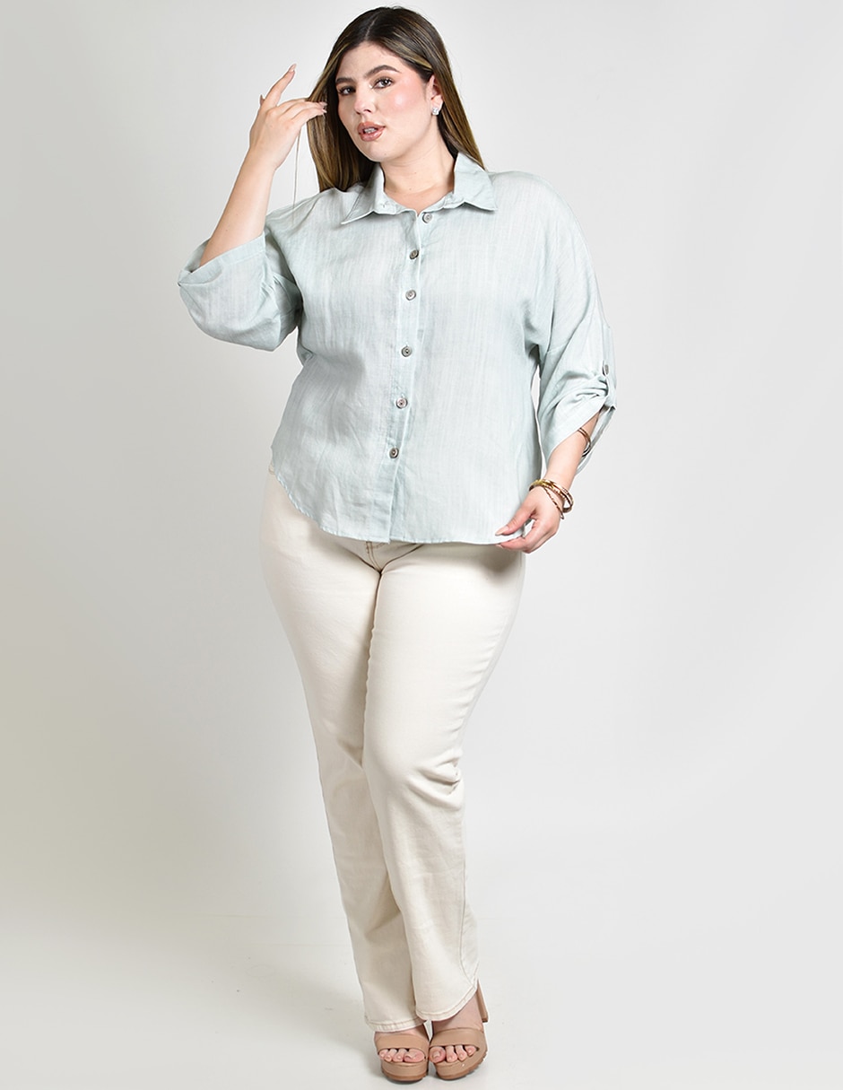 Blusa manga larga para mujer 5