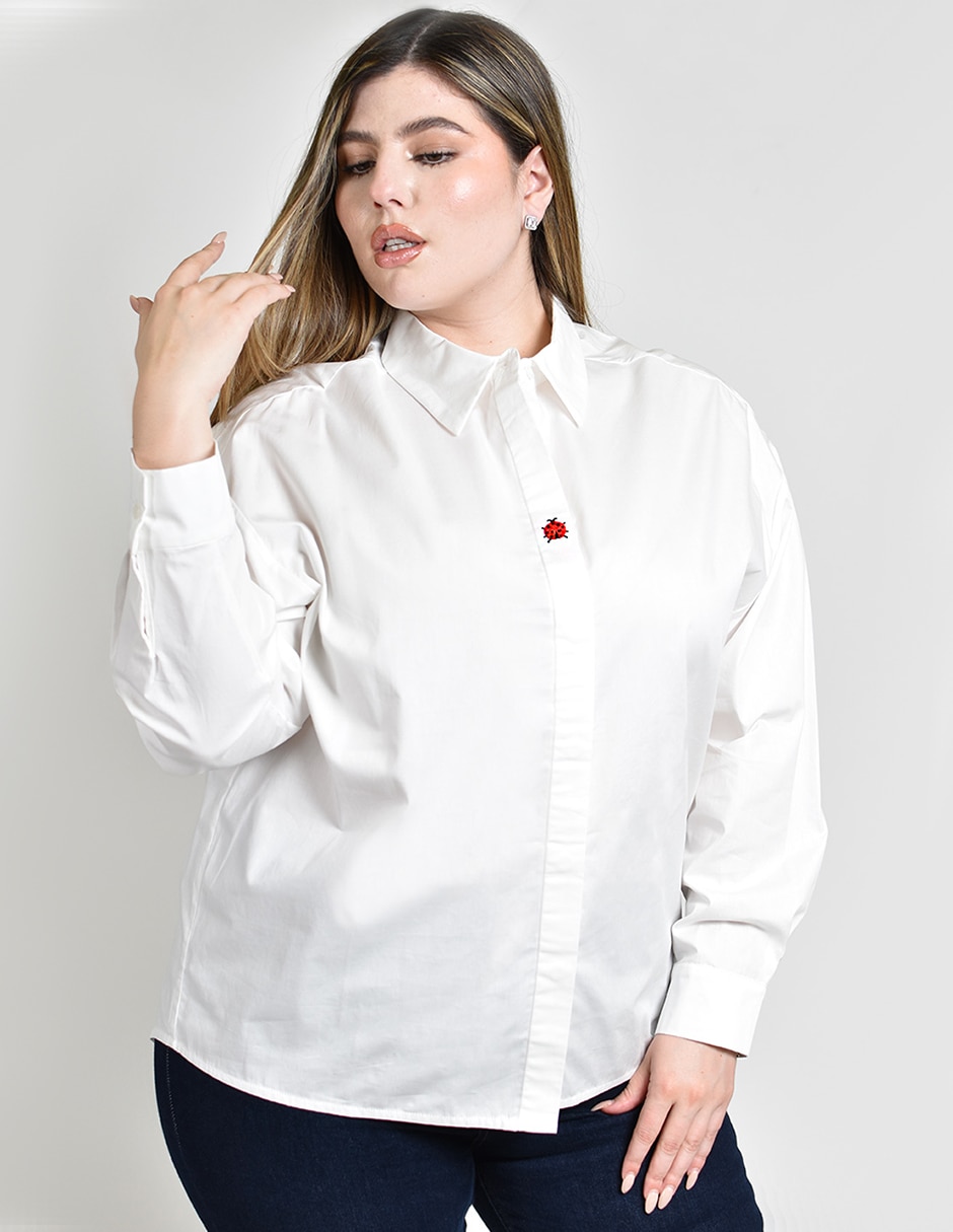 Blusa manga larga para mujer