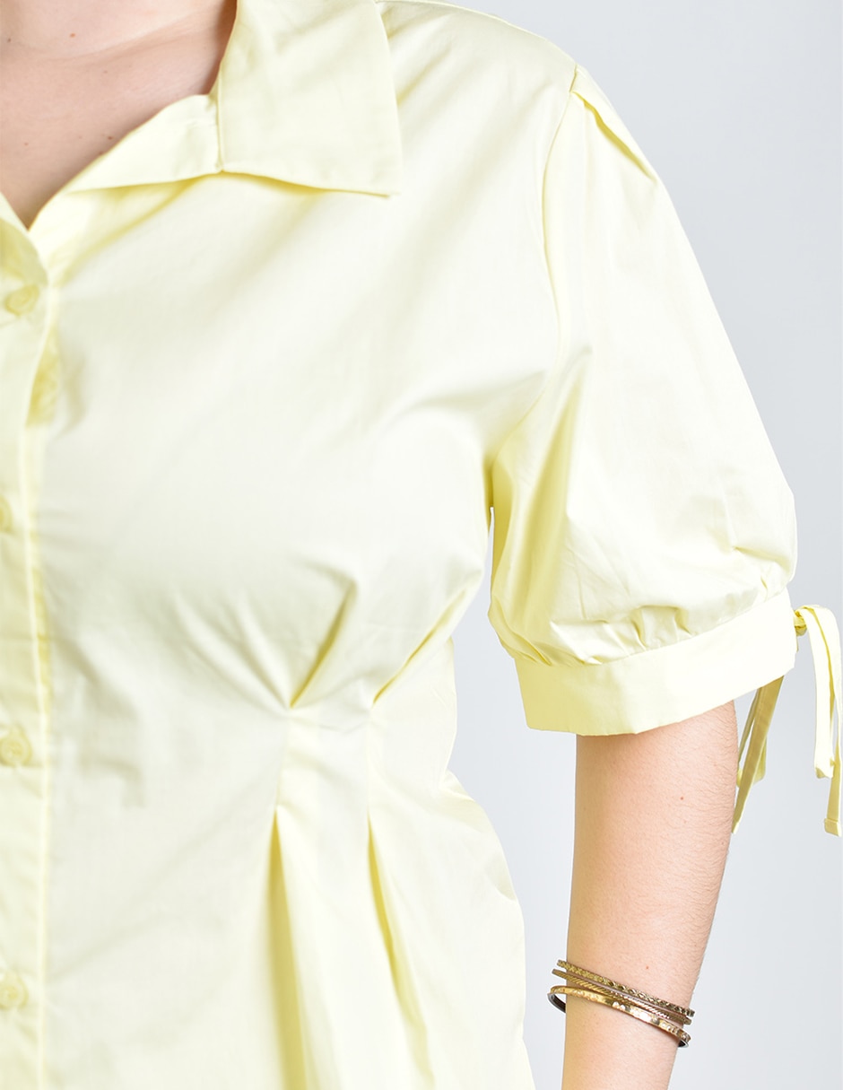 Blusa manga al codo para mujer 4