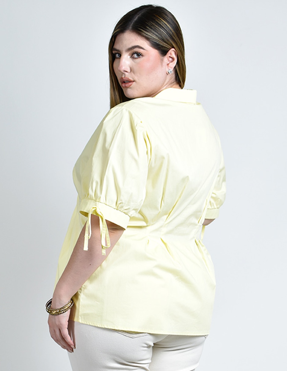 Blusa manga al codo para mujer 2