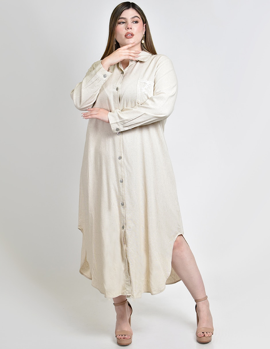 Vestido midi casual para mujer 4