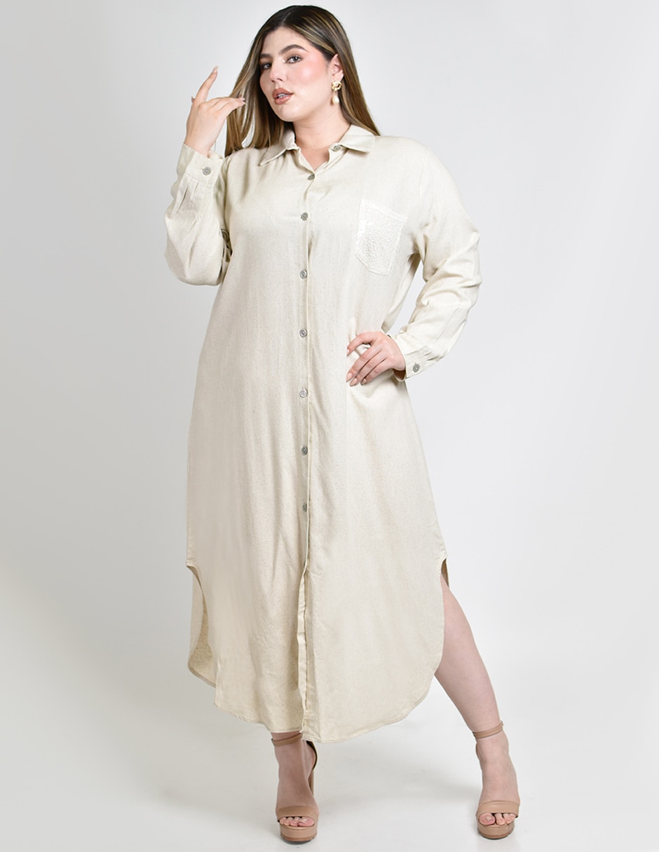Vestido midi casual para mujer Vestido midi casual para mujer