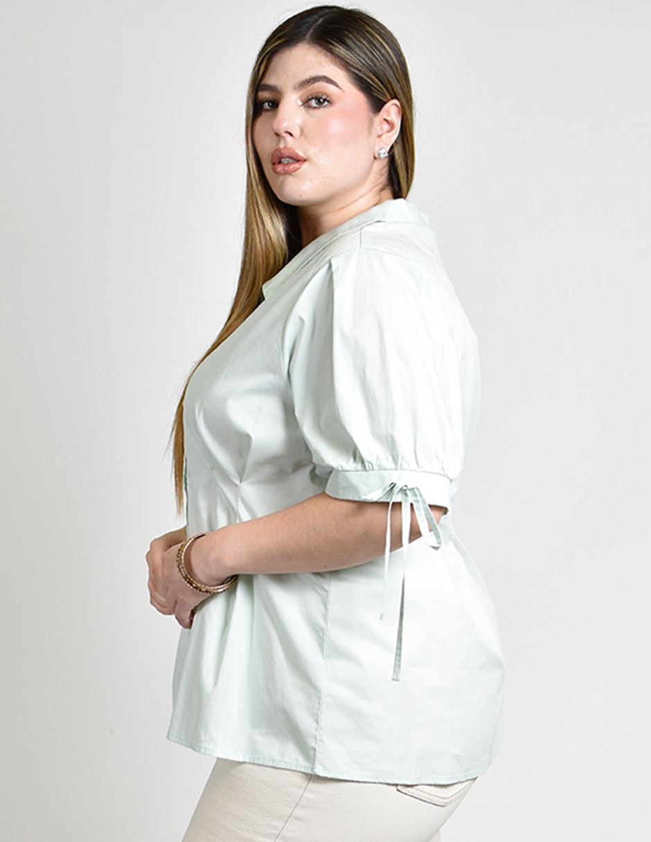 Blusa manga al codo para mujer 2