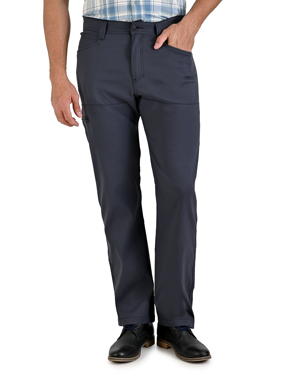 Pantalón casual regular regular wrangler de nylon para hombre