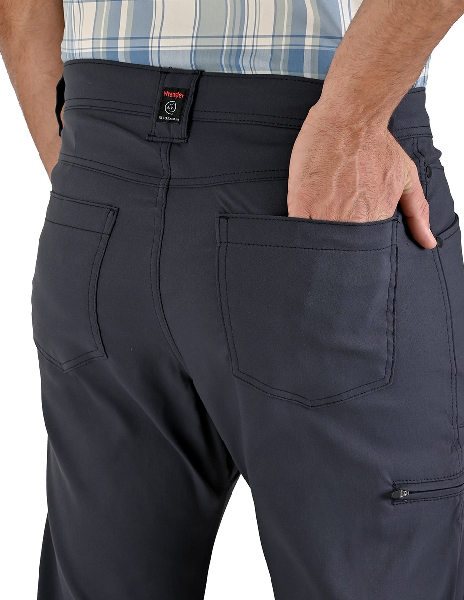 Pantalón casual regular regular wrangler de nylon para hombre
