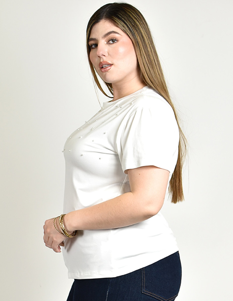 Blusa manga corta para mujer 3