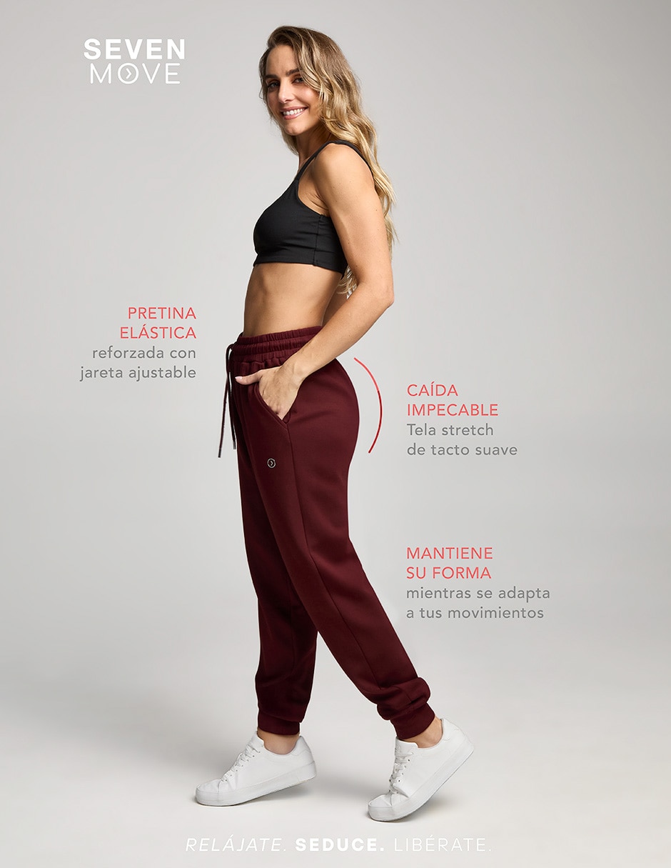 Pants regular Seven Jeans con jareta para mujer