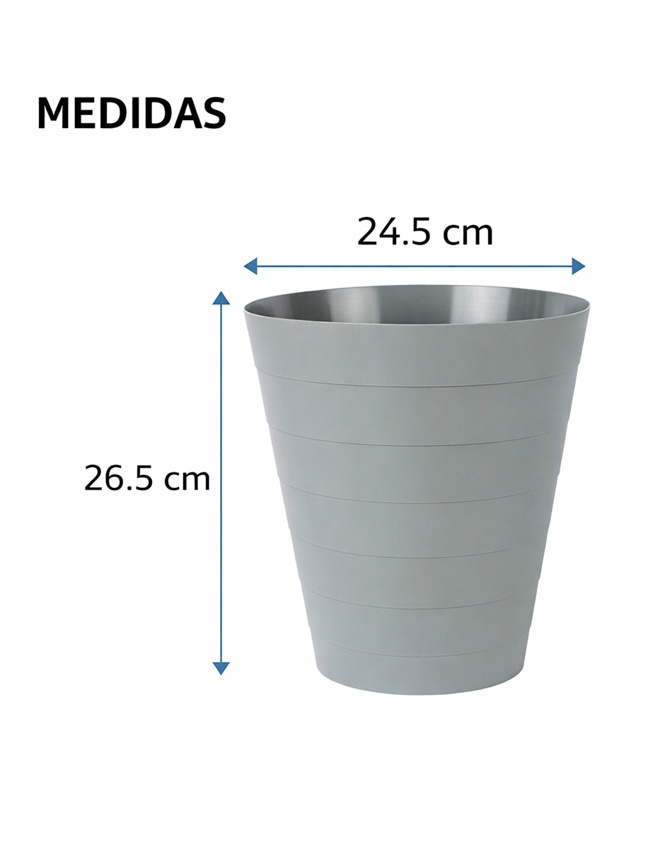 Bote de basura de plástico 6